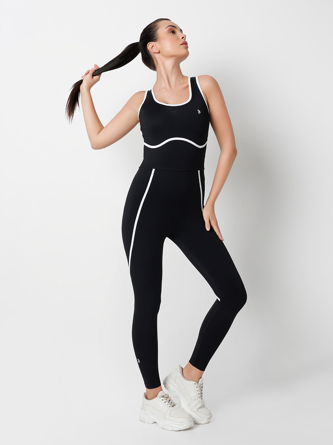PowerContrast Black & White Bodysuit