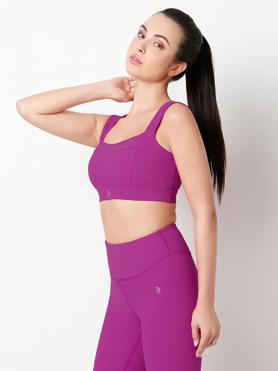 PilatesPro PinkRib Sports Bra