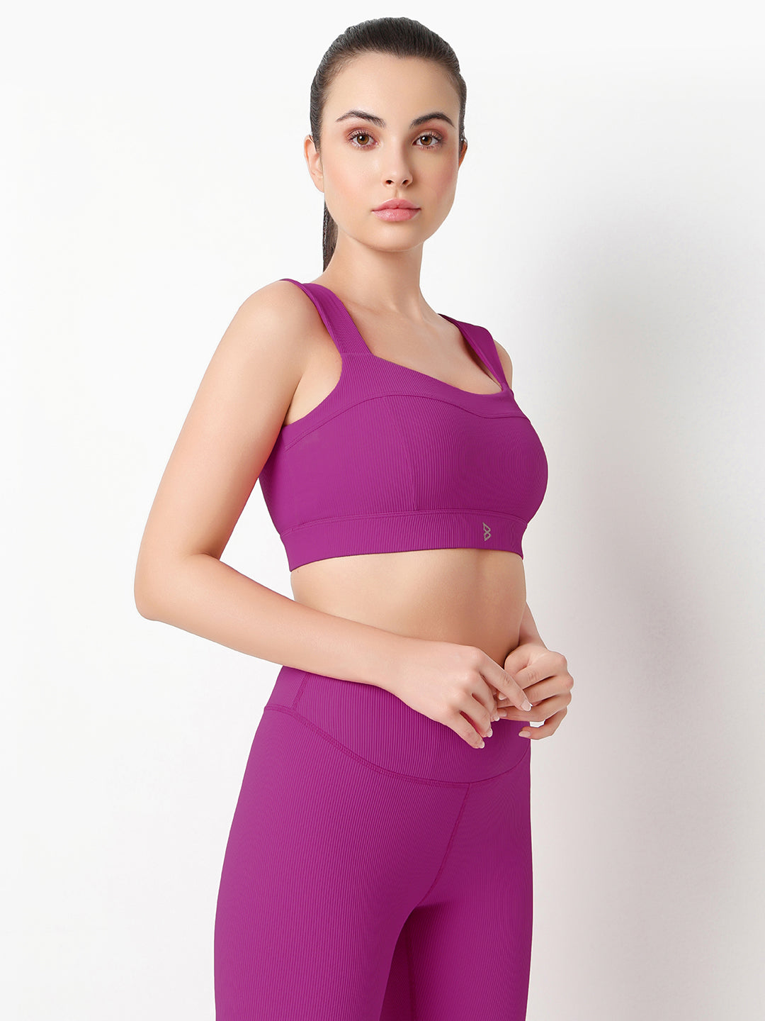 PilatesPro PinkRib Sports Bra