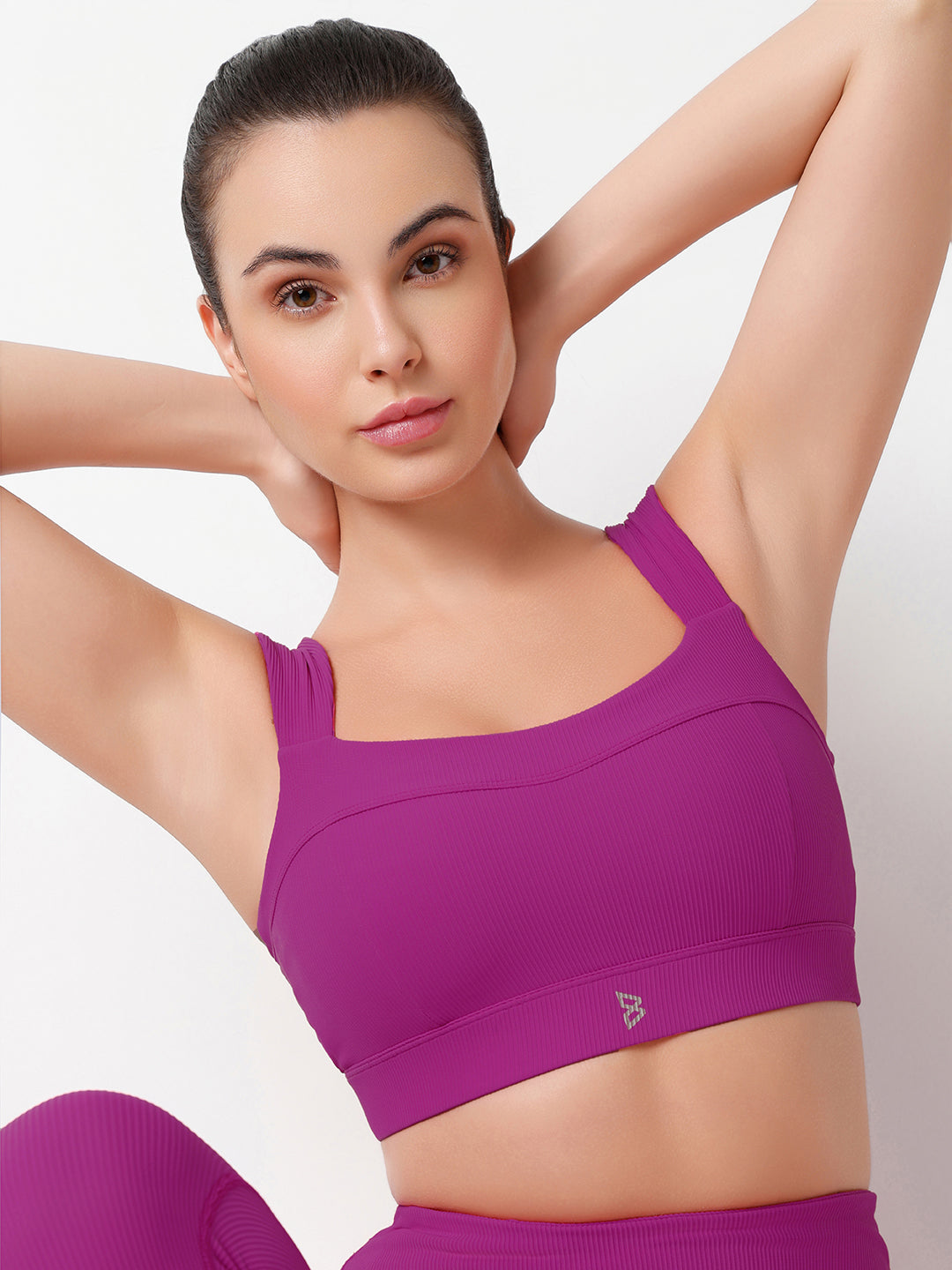 PilatesPro PinkRib Sports Bra