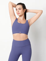 OceanRib Blue Sports Bra