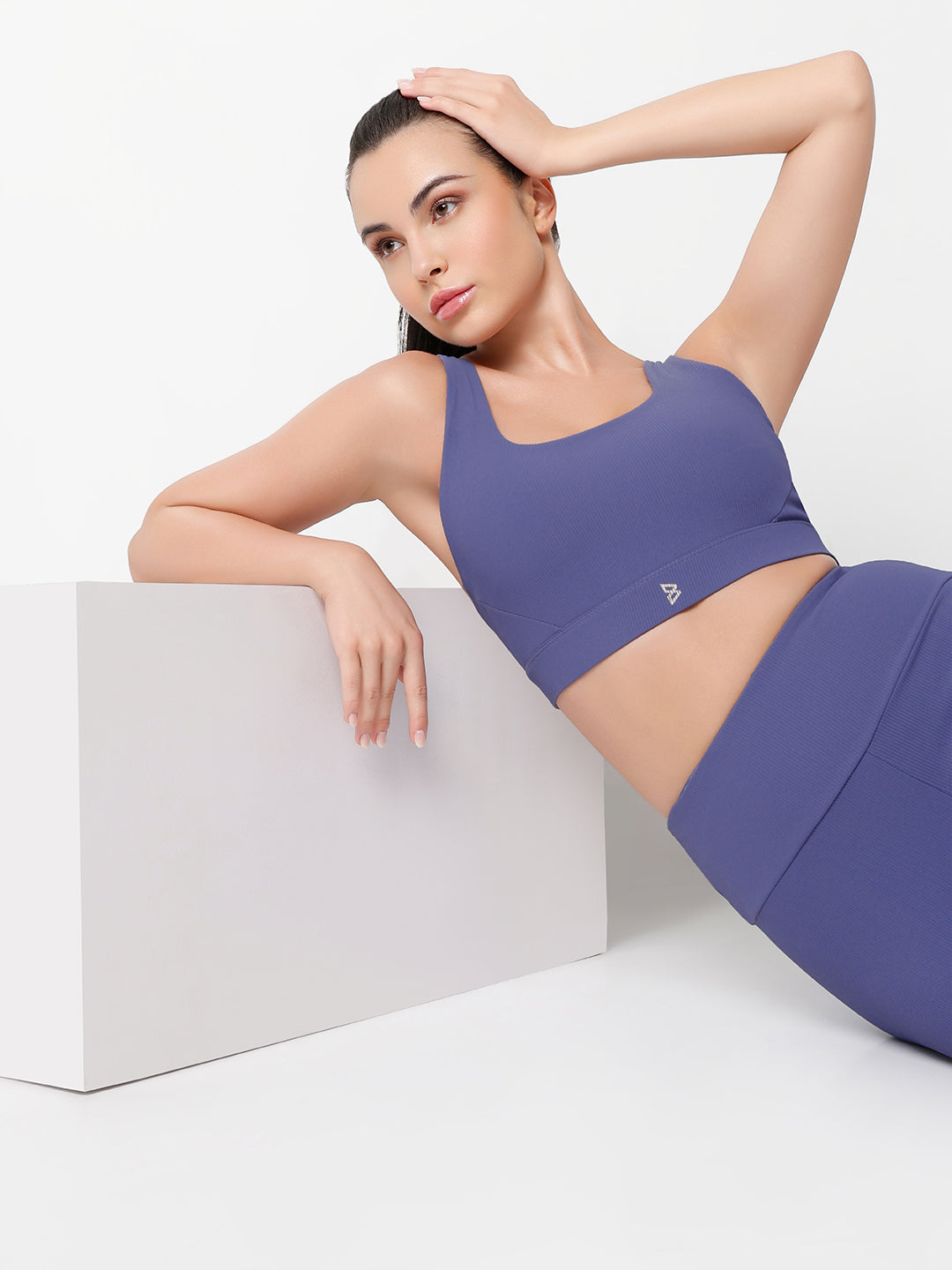 OceanRib Blue Sports Bra