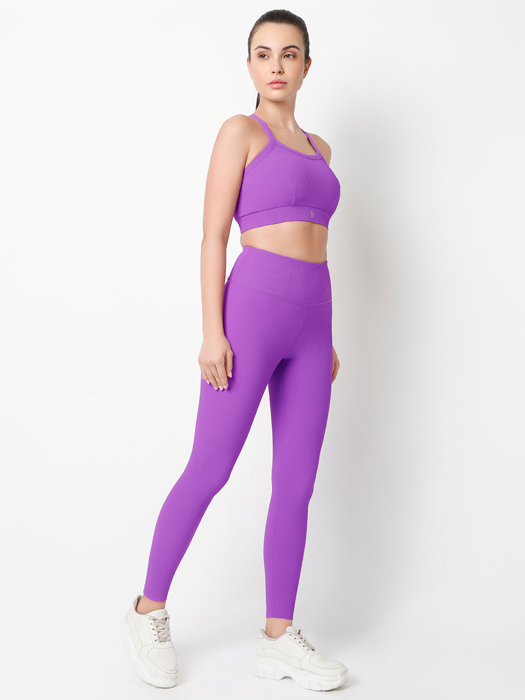 LilacRib Motion Sports Bra