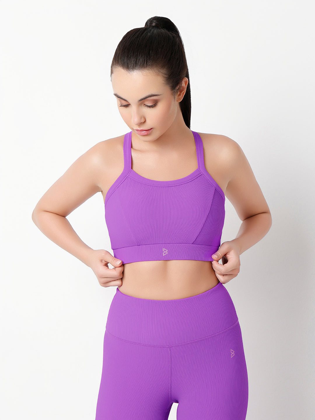 LilacRib Motion Sports Bra