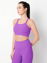 LilacRib Motion Sports Bra