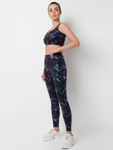 Celestial Marble Metallic Leggings