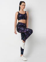 Celestial Marble Metallic Leggings