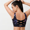 Celestial Marble Metallic Sports Bra