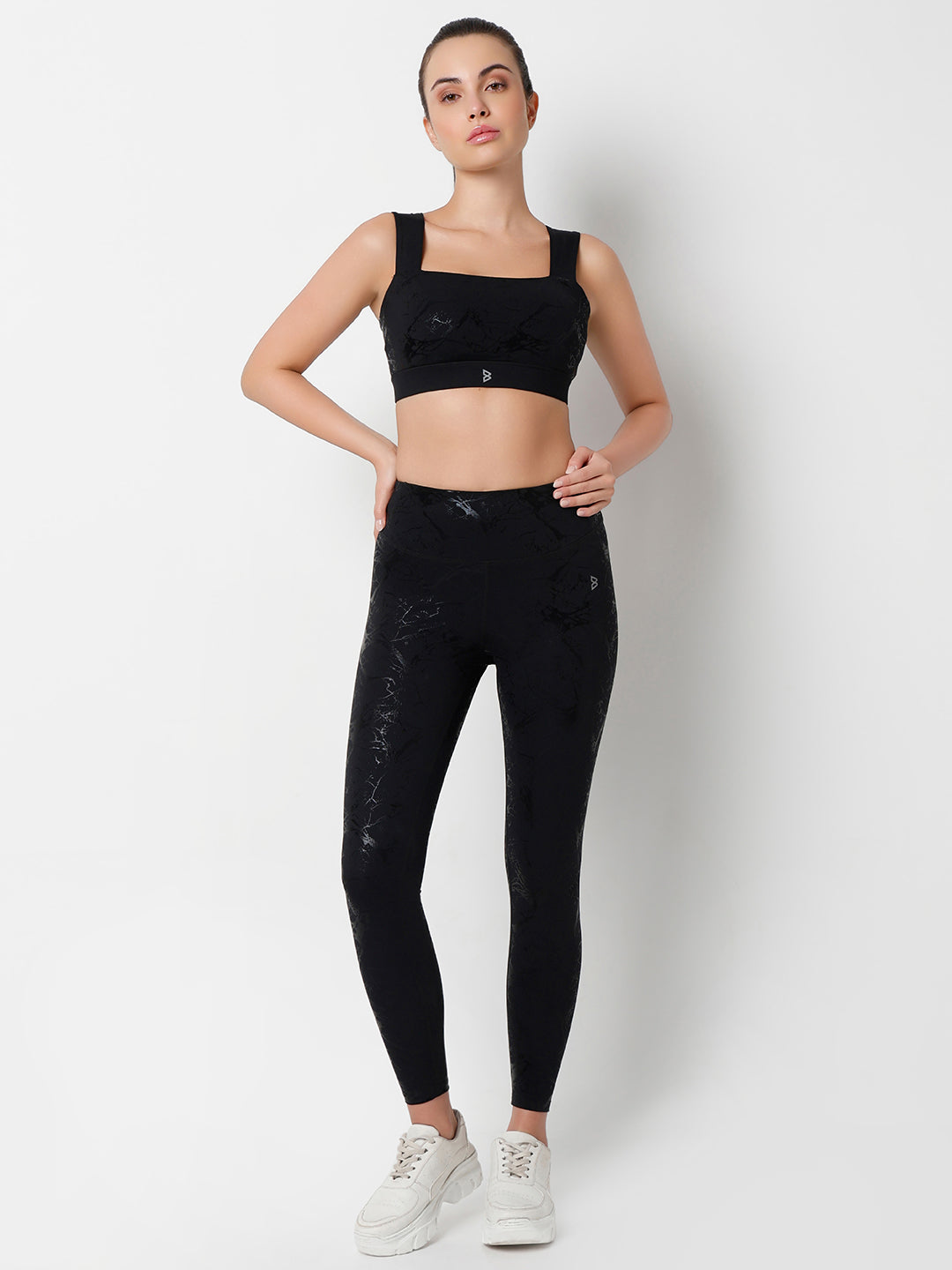 Eclipse Marble Gloss Sports Bra