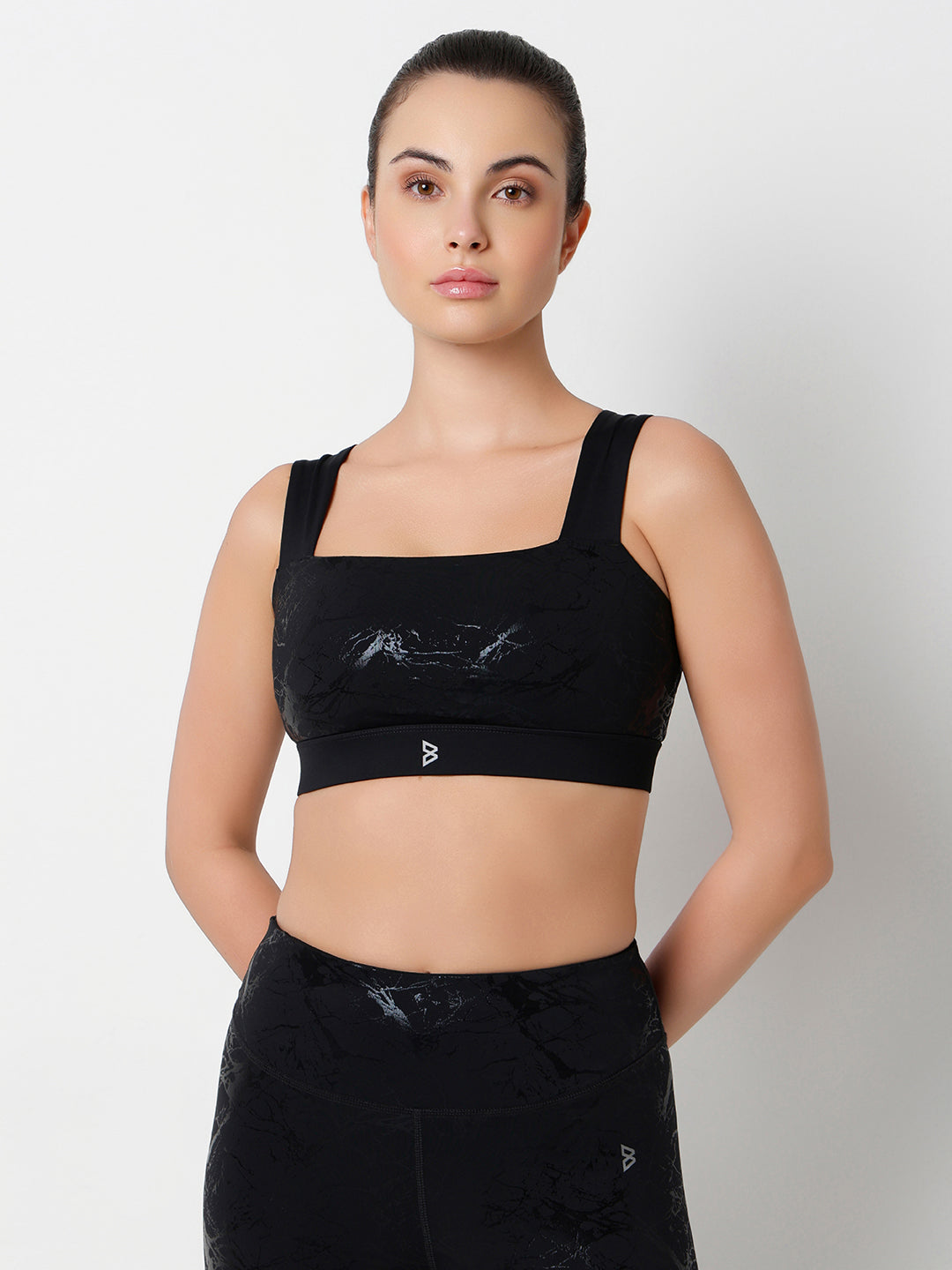 Eclipse Marble Gloss Sports Bra