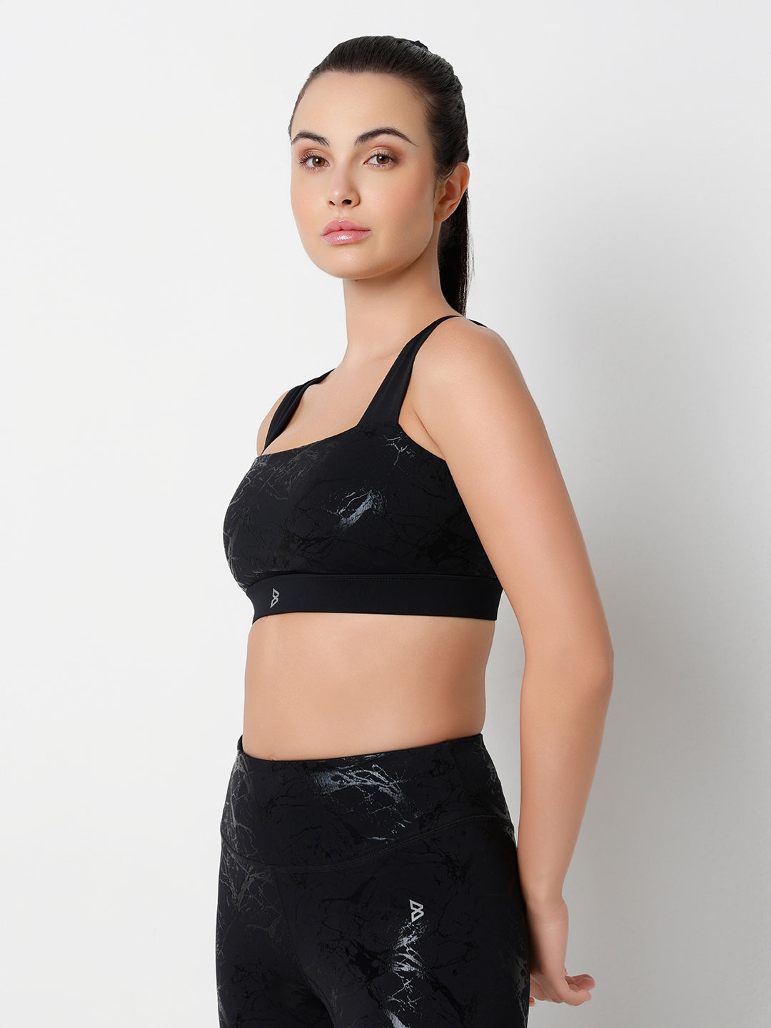 Eclipse Marble Gloss Sports Bra