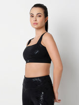 Eclipse Marble Gloss Sports Bra