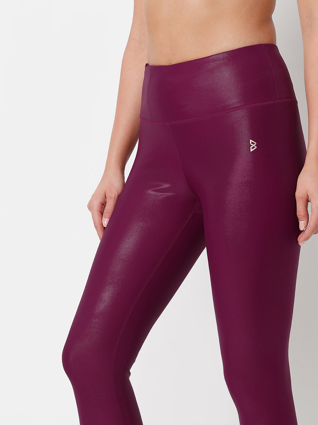 Wine Velocity Gloss Leggings