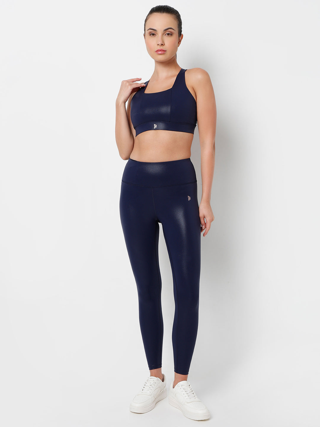 Midnight Navy Gloss Leggings