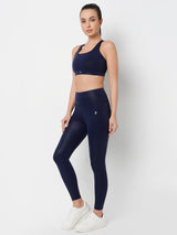 Midnight Navy Gloss Leggings
