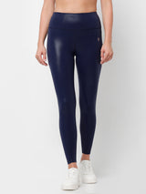 Midnight Navy Gloss Leggings