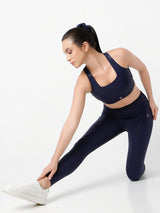 Midnight Navy Gloss Leggings