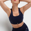 Midnight Navy Gloss Sports Bra