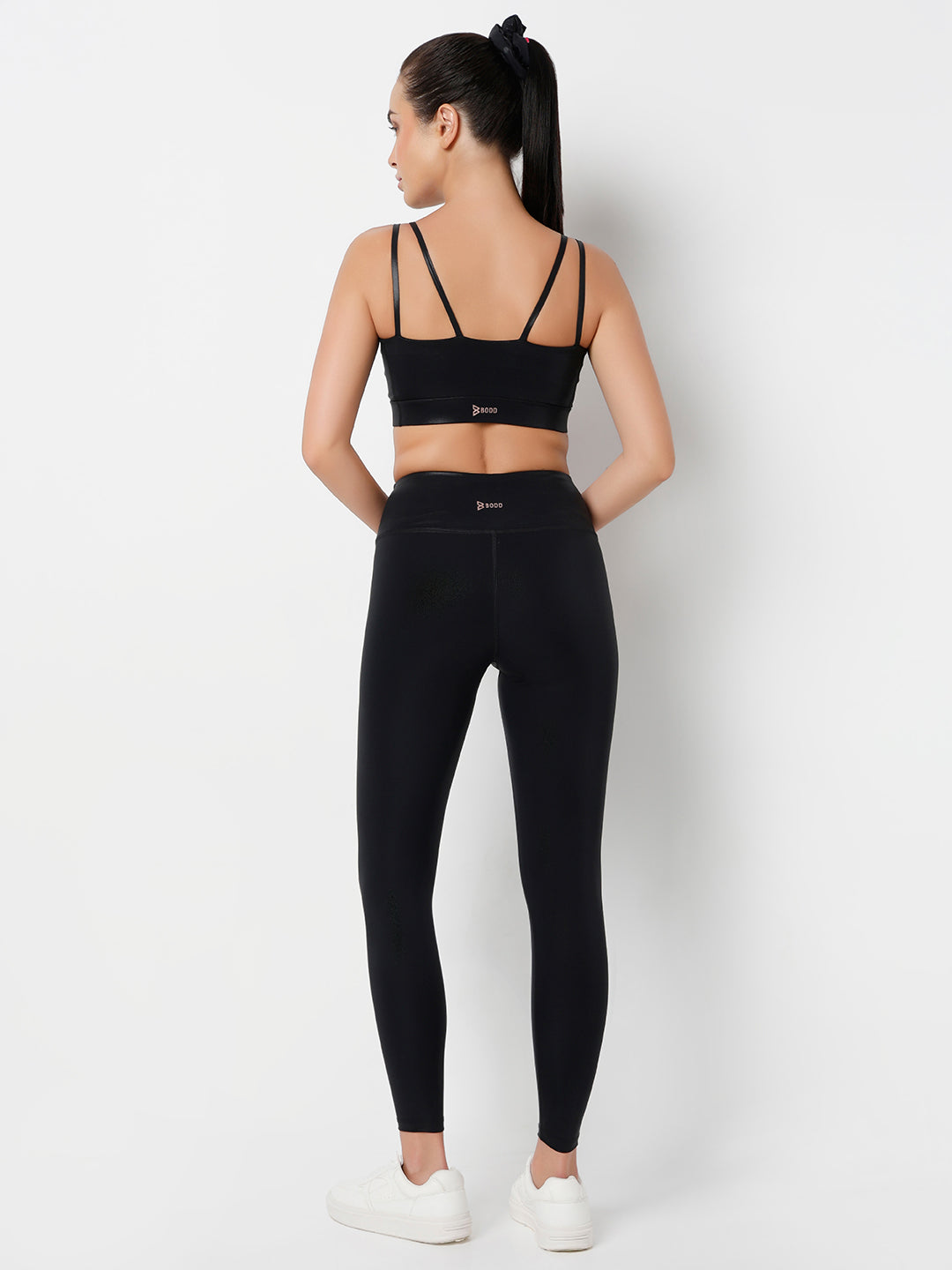 PowerGloss Black Sports Bra