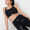 PowerGloss Black Sports Bra