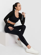 Sheer Impact Black Mesh Bolero