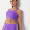 VioletFlow Cross Back Sports Bra