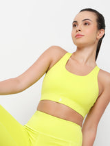 PowerGlow Neon Sports Bra