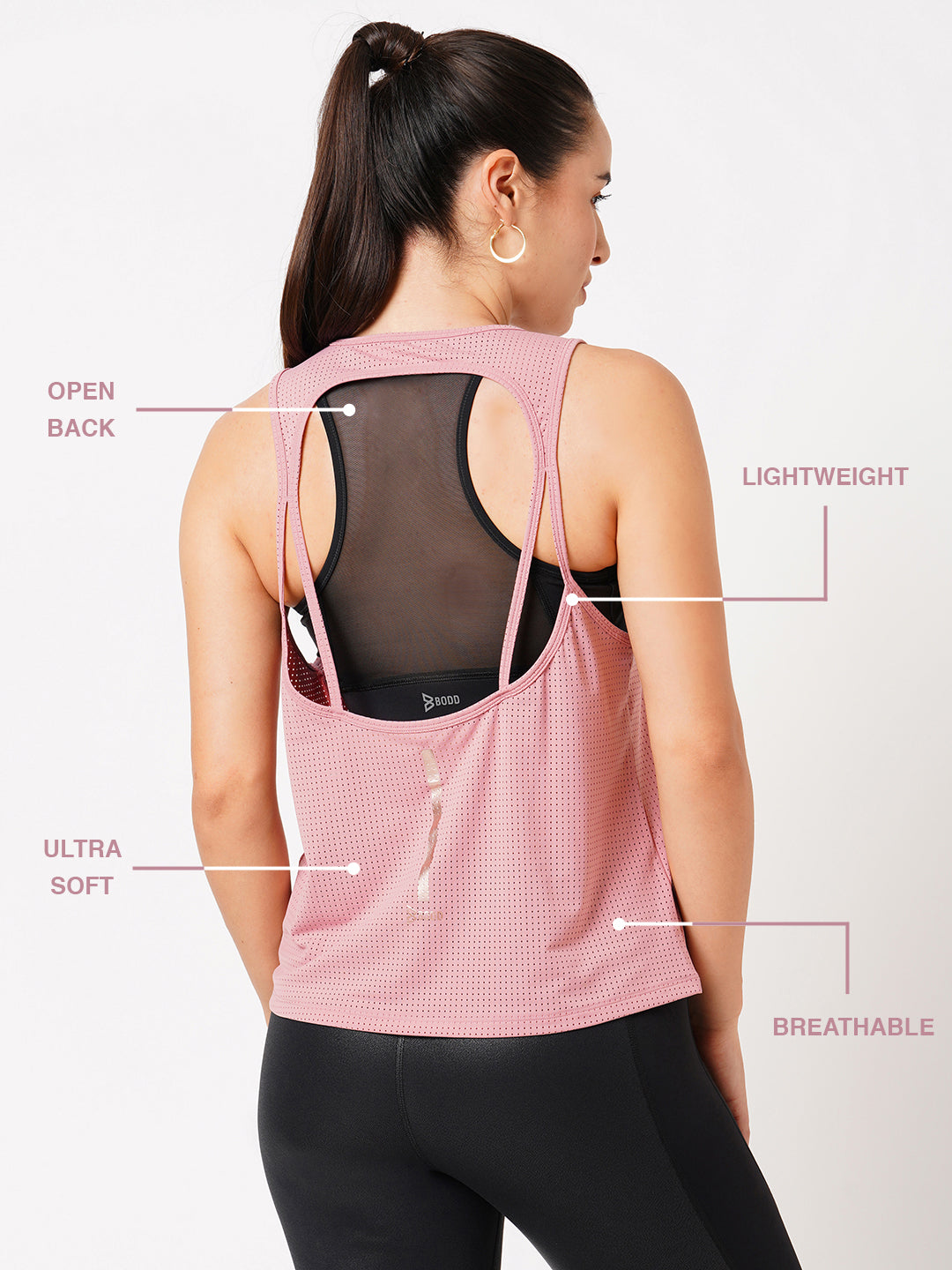 Pink All Day Everyday Tank BODD ACTIVE