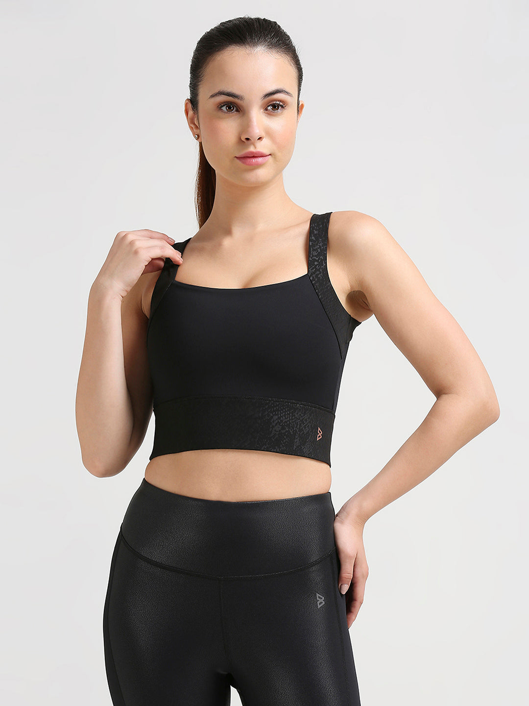 The Perfect Form Black Crop Top