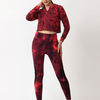 Ruby Wine Tie-dye Hoodie Set boddactive.com