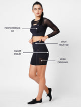 Onyx Black Biker Set BODD ACTIVE