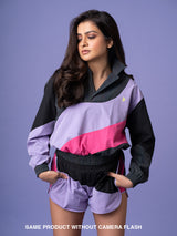 Tanya's Lovin' It Colour Block Pull Up Jacket BODD ACTIVE