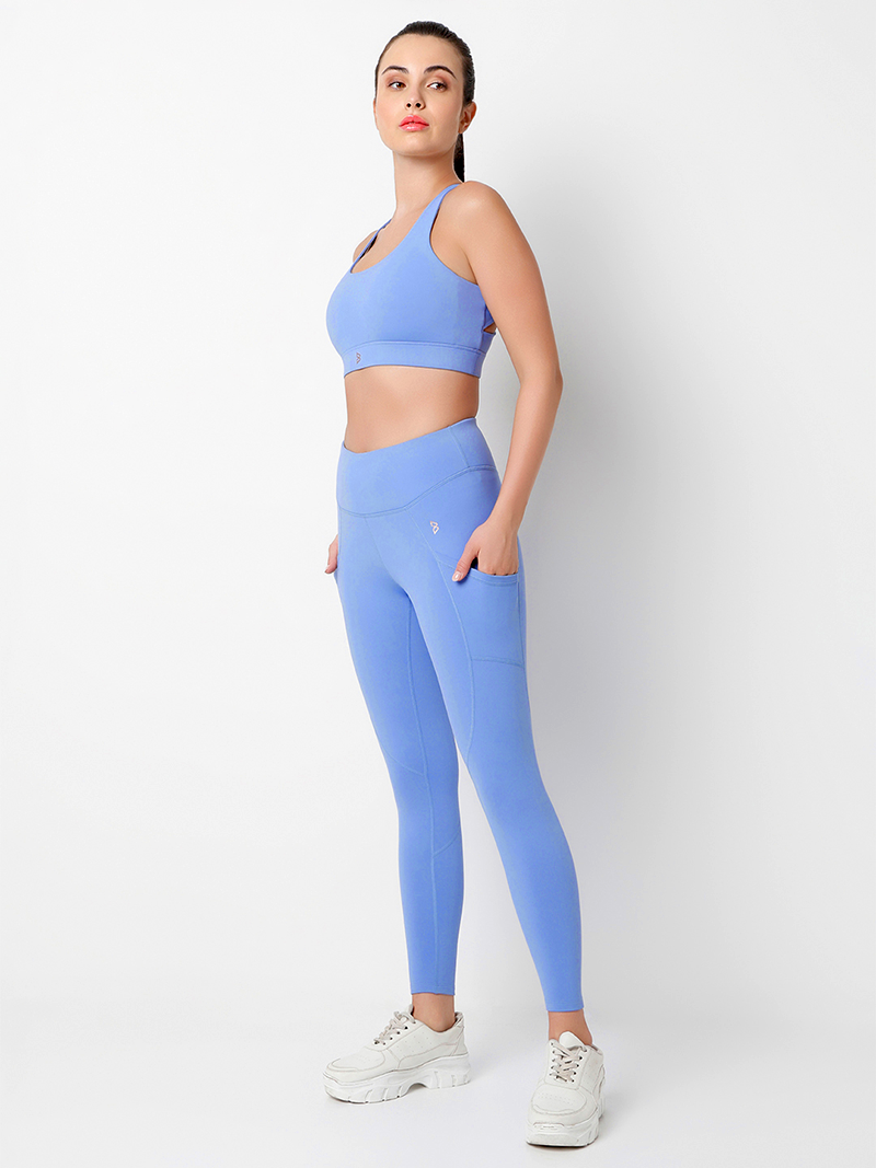 No Excuses Periwinkle Blue Leggings