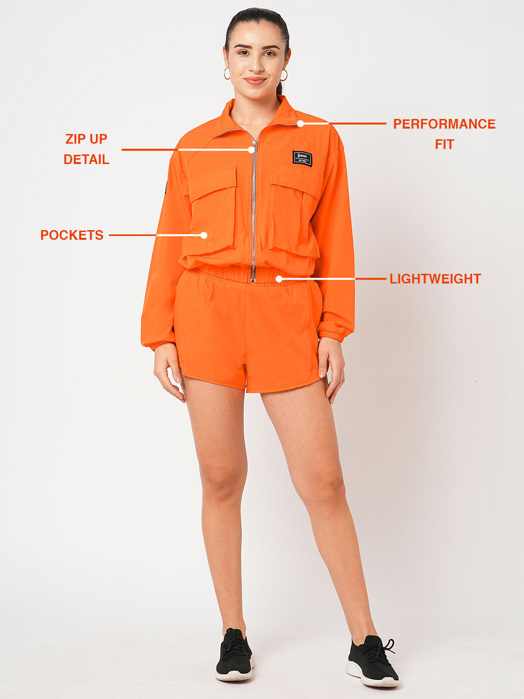 Feelin' Fire Zip Up Jacket BODD ACTIVE