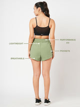 Off Duty Jade Running Shorts BODD ACTIVE