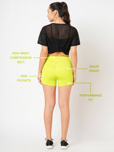 Neon Booty Shorts BODD ACTIVE