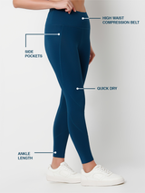 Momentum Shift Teal Leggings