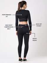 Black & Purple Endurance Set BODD ACTIVE