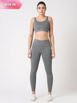 Grey Essential Leggings BODD ACTIVE
