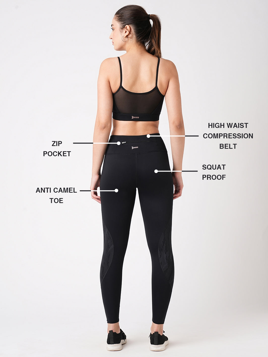 Arcane & Black Functional Leggings BODD ACTIVE