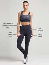 Focus On Me Grey Leggings