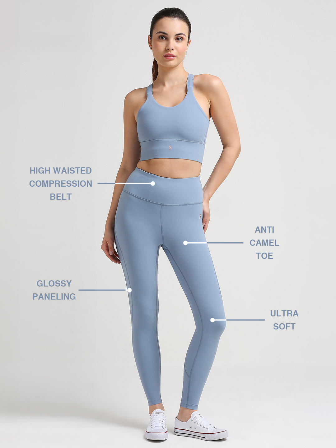Break A Sweat Stellar Blue Leggings