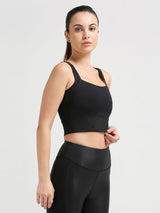 The Perfect Form Black Crop Top