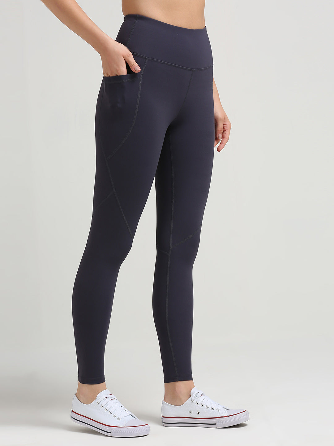 Focus On Me Grey Leggings