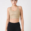Nevertheless Gold Croc Sports Bra BODD ACTIVE