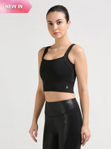 The Perfect Form Black Crop Top