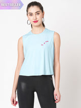 Gin Or Gym Blue Tank BODD ACTIVE