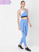 Vista Blue Performance Sports Bra BODD ACTIVE