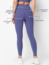 OceanRib Blue Leggings