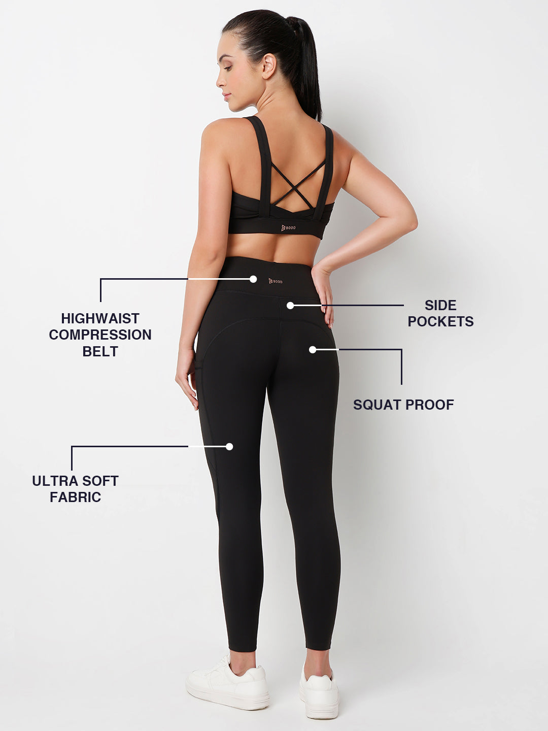 LunaMotion Black Leggings